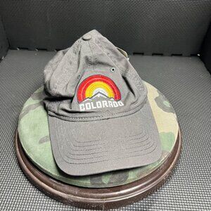 Ouray Sportswear Colorado Embroidered Adjustable Baseball Cap Gray